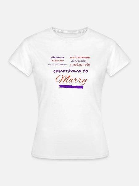 Marry - Frauen T-Shirt - Weiß