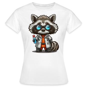 Schurken-Forscher - Frauen T-Shirt - Weiß - Vorne - AI Model Female 172 dark (172cm)
