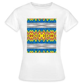 réflexion - T-shirt Femme - blanc - Devant - AI Model Female 172 dark (172cm)