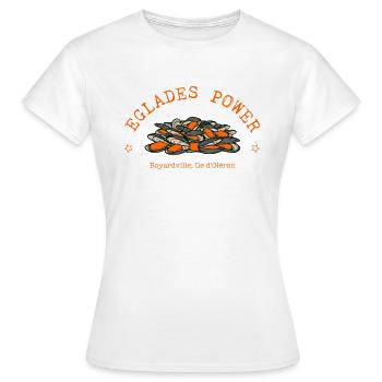 Boyardville - Eglades Power - T-shirt Femme - blanc - Devant - AI Model Female 172 dark (172cm)