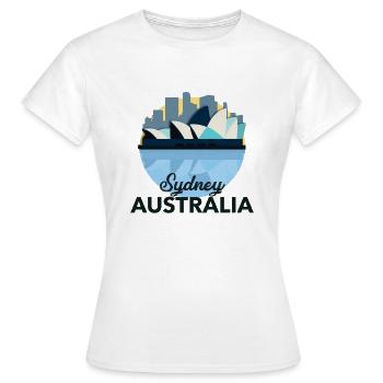 Sydney Australie - T-shirt Femme - blanc - Devant - AI Model Female 172 dark (172cm)