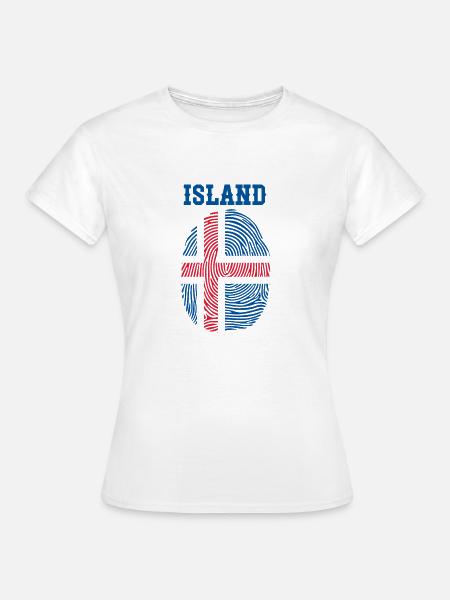 Island - Frauen T-Shirt - Weiß