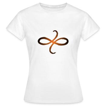 Amitié de symboles celtiques - T-shirt Femme - blanc - Devant - AI Model Female 172 dark (172cm)
