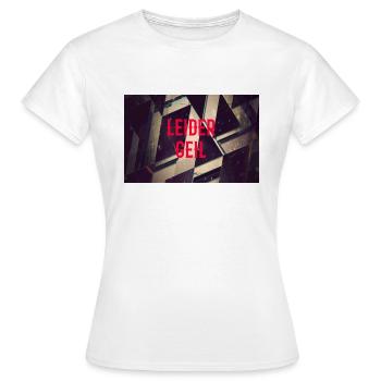 Leider geil - Frauen T-Shirt - Weiß - Vorne - AI Model Female 172 dark (172cm)