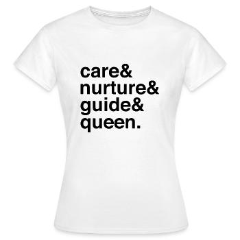 Leadership en matière de soins renforcés pour les mamans - T-shirt Femme - blanc - Devant - AI Model Female 172 dark (172cm)