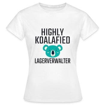 Storage Manager Koalafied - Women's T-Shirt - white - Front - AI Model Female 172 dark (172cm)