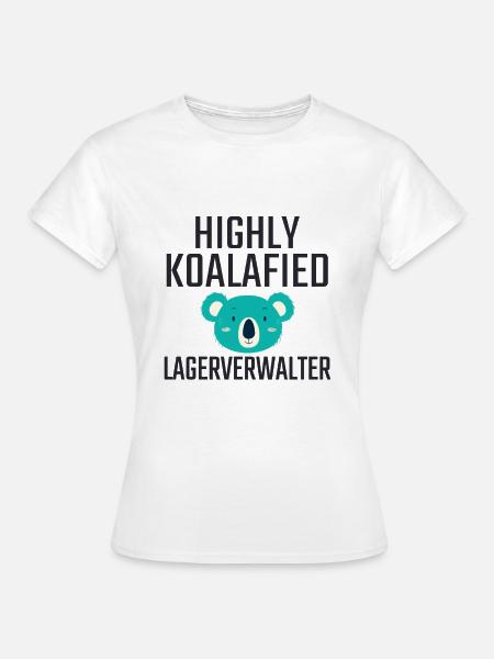 Lagerverwalter Koalafied - Frauen T-Shirt - Weiß