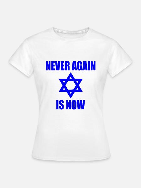 Never again is now - Dame-T-shirt - hvid