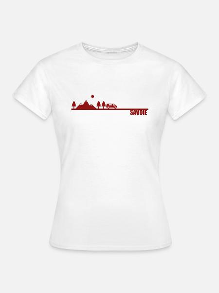 Savoyen Gebirge Van Leben - Frauen T-Shirt - Weiß