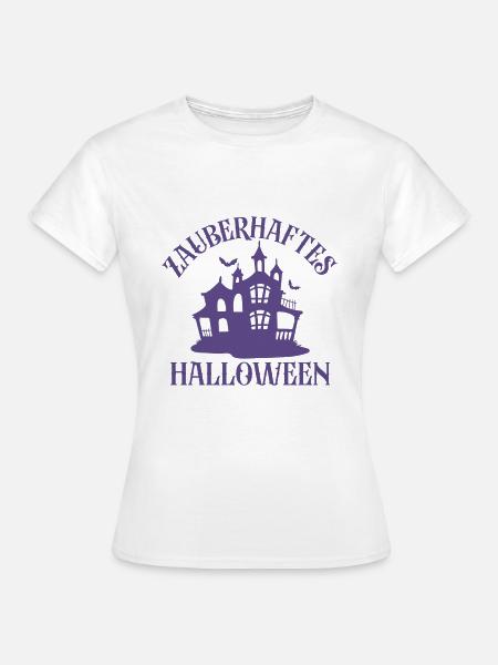 Zauberhaftes Halloween - Frauen T-Shirt - Weiß