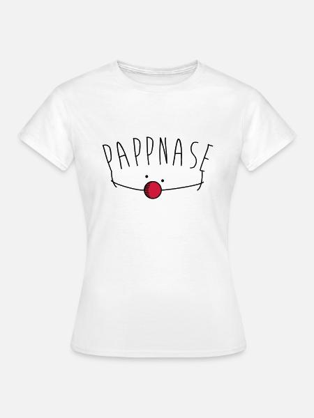 Pappnase Clown - Frauen T-Shirt - Weiß