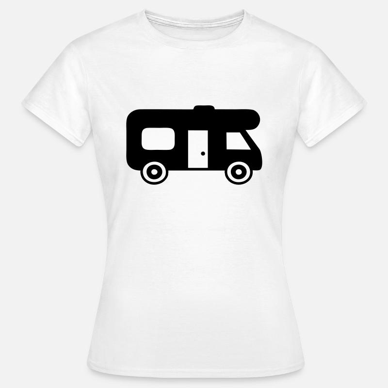 Wohnmobil - Frauen T-Shirt - Weiß
