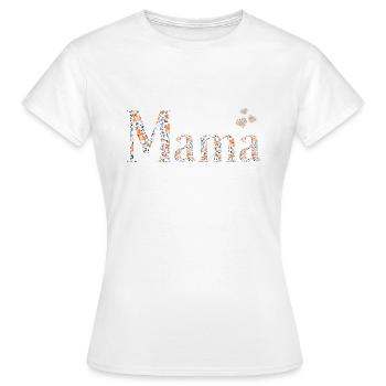 loving gift for mom for Mother's Day - Women's T-Shirt - white - Front - AI Model Female 172 dark (172cm)