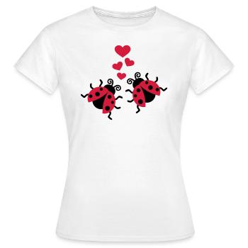 Coccinelle - T-shirt Femme - blanc - Devant - AI Model Female 172 dark (172cm)