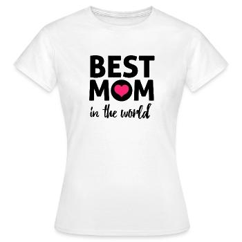 beste Mutter der Welt - Frauen T-Shirt - Weiß - Vorne - AI Model Female 172 dark (172cm)
