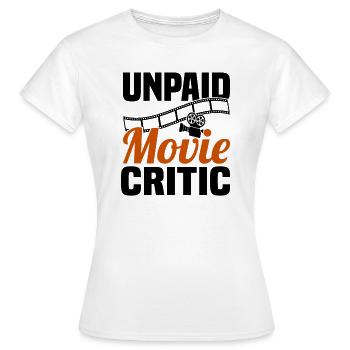Critique de film Critique de film Long métrage - T-shirt Femme - blanc - Devant - AI Model Female 172 dark (172cm)