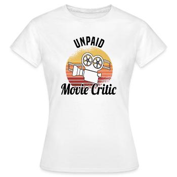 Critique de film Critique de film Long métrage - T-shirt Femme - blanc - Devant - AI Model Female 172 dark (172cm)