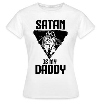 Satanism - Women's T-Shirt - white - Front - AI Model Female 172 dark (172cm)