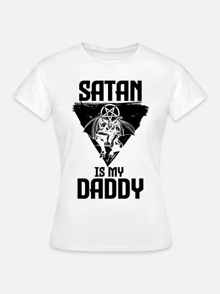 Satanismus - Frauen T-Shirt - Weiß