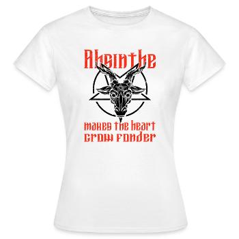 Satan Beelzebub Teufel Gothic Pentagram Mystisch - Frauen T-Shirt - Weiß - Vorne - AI Model Female 172 dark (172cm)