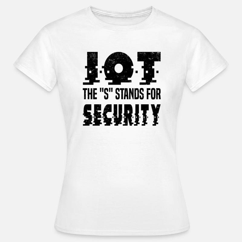 Internet Of Things IOT Programmer Admin IT - Women's T-Shirt - white