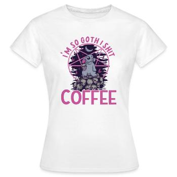 Satan Beelzebub Teufel Gothic Pentagram Mystisch - Frauen T-Shirt - Weiß - Vorne - AI Model Female 172 dark (172cm)