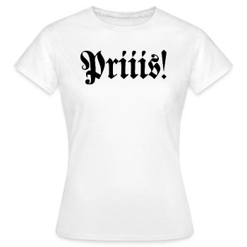 Schnupfer schnupfspruch schnupftabak pris geschenk - Frauen T-Shirt - Weiß - Vorne - AI Model Female 172 dark (172cm)