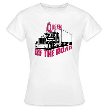 Queen Of The Road - T-shirt Femme - blanc - Devant - AI Model Female 172 dark (172cm)
