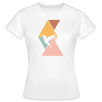 Hummingbird - Women's T-Shirt - white - Front - AI Model Female 172 dark (172cm)