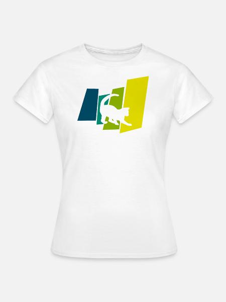 Hauskatze - Frauen T-Shirt - Weiß