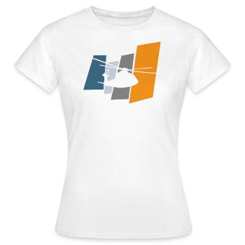 Hubschrauber - Frauen T-Shirt - Weiß - Vorne - AI Model Female 172 dark (172cm)