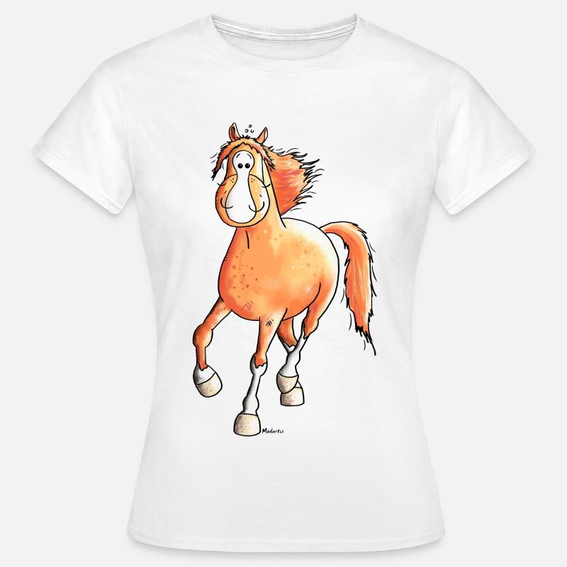 Süßes Pferd - Frauen T-Shirt - Weiß