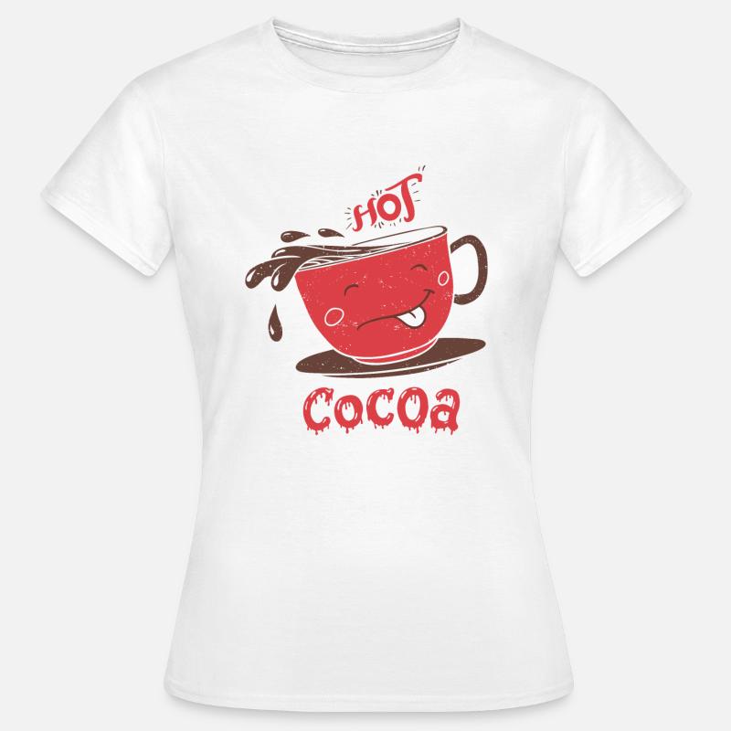 Cocoa cup - Women's T-Shirt - white