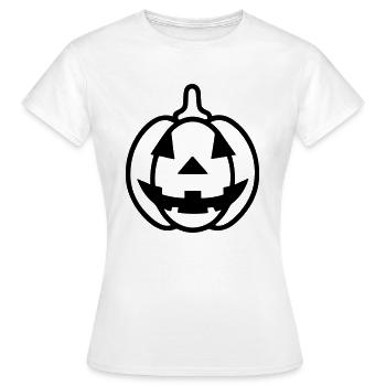 citrouille - T-shirt Femme - blanc - Devant - AI Model Female 172 dark (172cm)