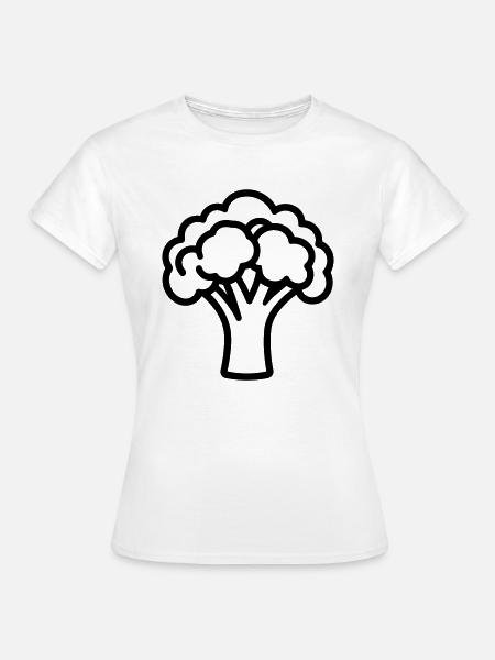 Brokkoli - Frauen T-Shirt - Weiß