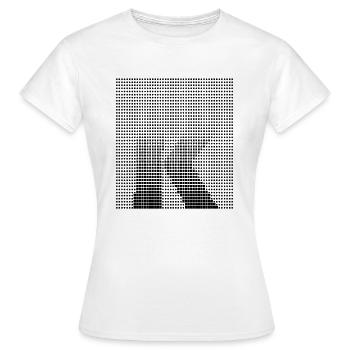 Letter K, name, the letter K - Women's T-Shirt - white - Front - AI Model Female 172 dark (172cm)