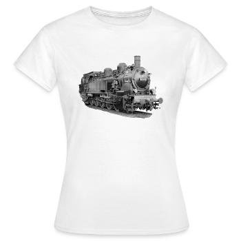 steel power - Women's T-Shirt - white - Front - AI Model Female 172 dark (172cm)