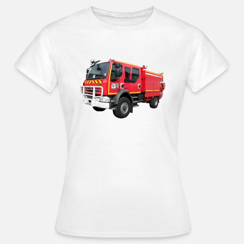 firefighter CCF - Women's T-Shirt - white