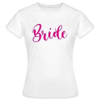 Chemise bride - T-shirt Femme - blanc - Devant - AI Model Female 172 dark (172cm)
