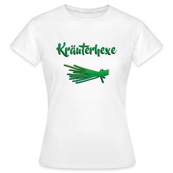 Kräuterhexe Kräuter Schnittlauch - Frauen T-Shirt - Weiß - Vorne - AI Model Female 172 dark (172cm)
