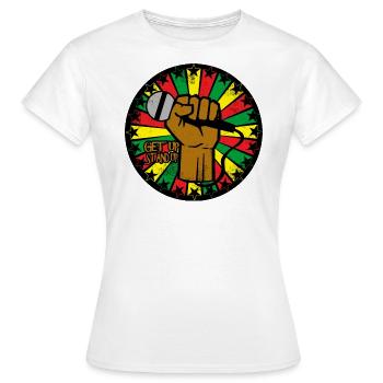 Reggae eu - Women's T-Shirt - white - Front - AI Model Female 172 dark (172cm)