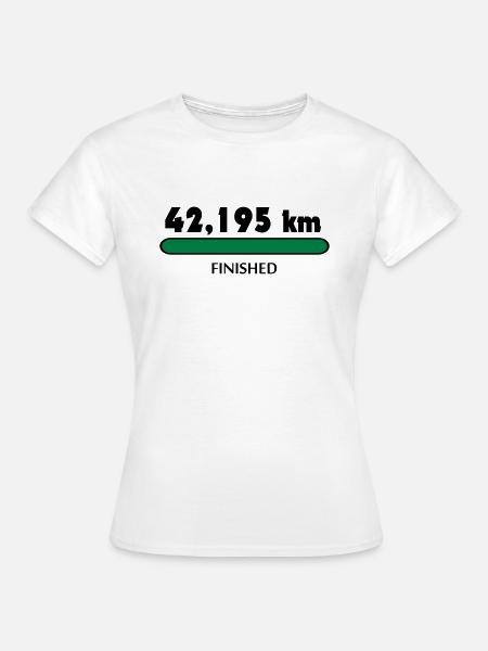 Marathon Finisher - Frauen T-Shirt - Weiß