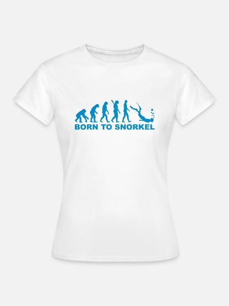 Schnorcheln - Frauen T-Shirt - Weiß