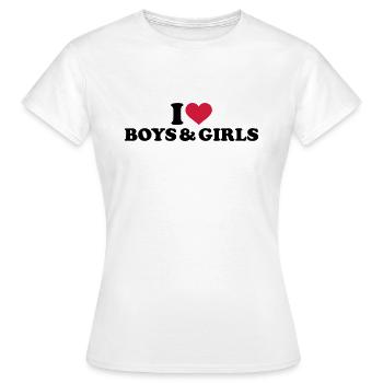 Bisexuell - Frauen T-Shirt - Weiß - Vorne - AI Model Female 172 dark (172cm)