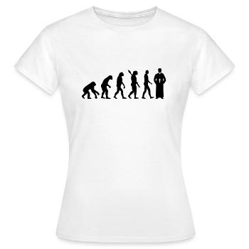 Evolution Priest - Women's T-Shirt - white - Front - AI Model Female 172 dark (172cm)