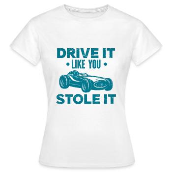 Oldtimer Auto-Veteran Autoklassiker Freiheit USA - Frauen T-Shirt - Weiß - Vorne - AI Model Female 172 dark (172cm)