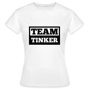 Team Tinker - Women's T-Shirt - white - Front - AI Model Female 172 dark (172cm)