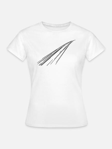 Linien - Frauen T-Shirt - Weiß
