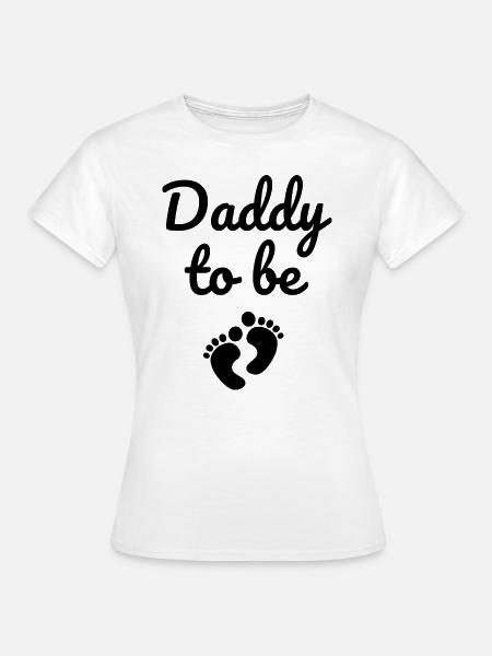 Werdender Papa - Frauen T-Shirt - Weiß