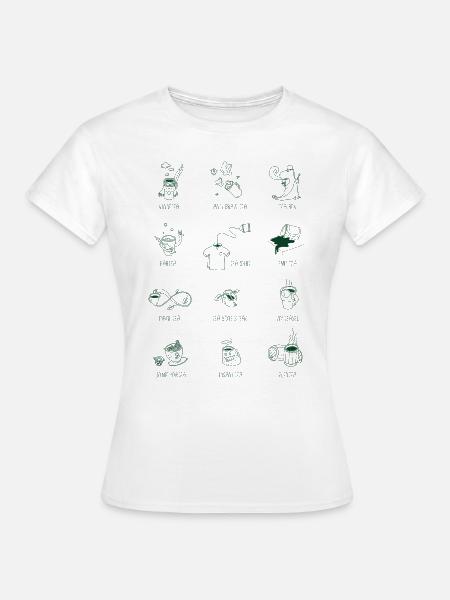 The TEA-Shirt Vol. I - Frauen T-Shirt - Weiß